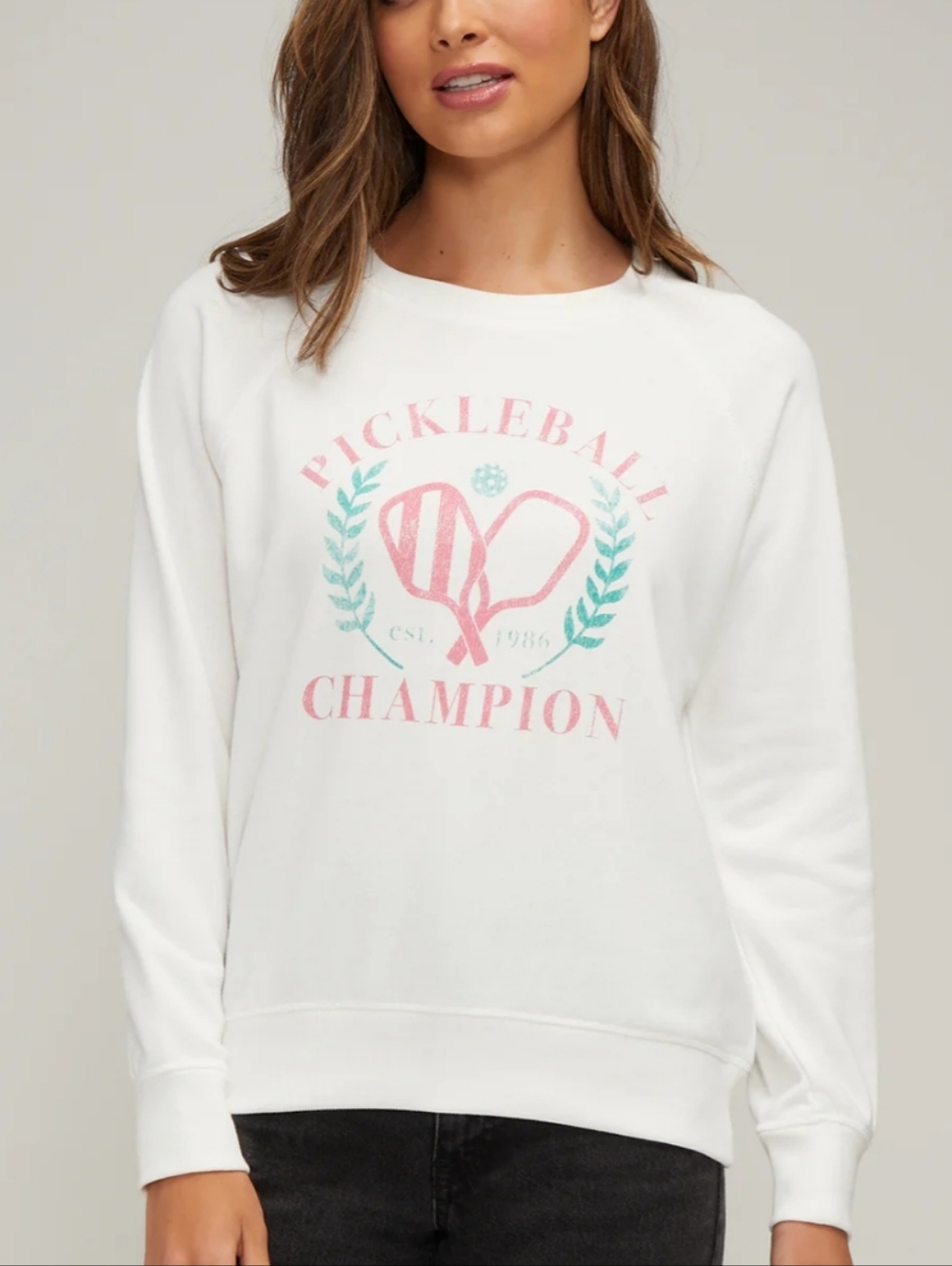 Pickleball Champ Keely Raglan Sweatshirt XL